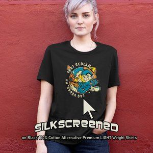 Fort Bedlam Silk Screened T-Shirt/Merch from a Hip Coffeehouse in Las Vegas,NV